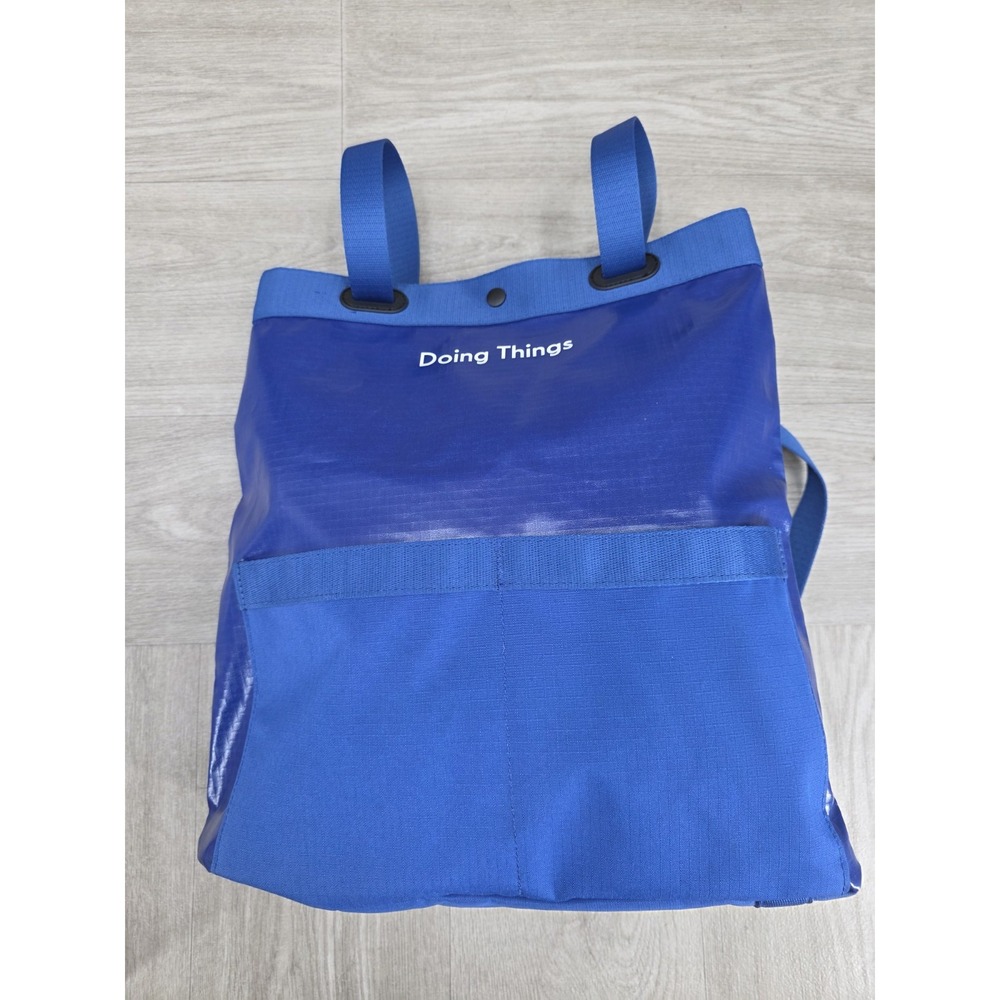 Outdoor Voices Doing Things Tote Backpack Blue Convertible Gym Travel Bag